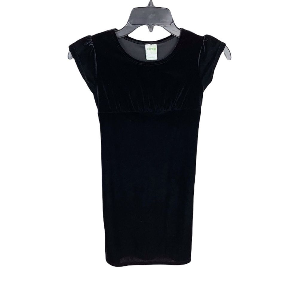 CIRCO Girls Black Velvet Dress